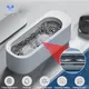 Cleaning Machine One-button High Frequency Vibration Wash Cleaner 360° Washing Jewelry Glasses Watch