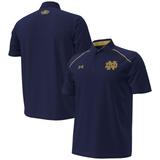 Men's Under Armour Navy Notre Dame Fighting Irish 2023 Aer Lingus College Football Classic Polo