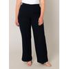 Treggings BASE LEVEL CURVY "Arah", Damen, Gr. 54 (56), Länge 32, blau (dunkelblau), Web, Obermaterial: 97% Polyester, 3% Elasthan, unifarben, casual, loose fit extralang, Hosen, mit elastischem Bund