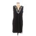 Lands' End Casual Dress: Black Dresses - Women's Size Medium