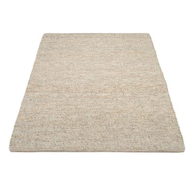 Teppich OCI DIE TEPPICHMARKE "FAVORIT", beige (natur), B:140cm H:12mm L:200cm, Wolle, Teppiche, Handweb-Teppich aus Indien, handgewebt, hochwertig verarbeitet Image