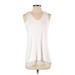 JoFit Active Tank Top: White Activewear - Women's Size X-Small