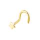 9Ct Solid Gold - Tiny Star Nose Stud Gold Body Jewellery Piercing I3Ns-1089