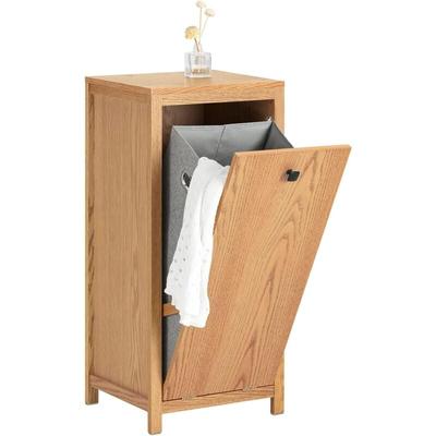 BZR96-N Wäscheschrank mit ausklappbarem Wäschetruhe Wäschesack Wäschesammler mit einner Schublade Image