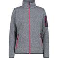 CMP Damen Strick Fleece Jacke (Größe S, grau)