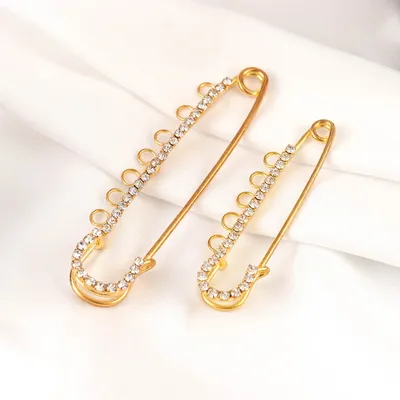 Neue 2 teile/los Hochzeit Brosche Sicherheit Pins Nadeln Brosche Intarsien Mit Zirkon Brosche Zirkon