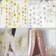 Gold Stars Hanging Decoration Sparkling Star Garland Bunting for Parties Children's Rooms Mosquito