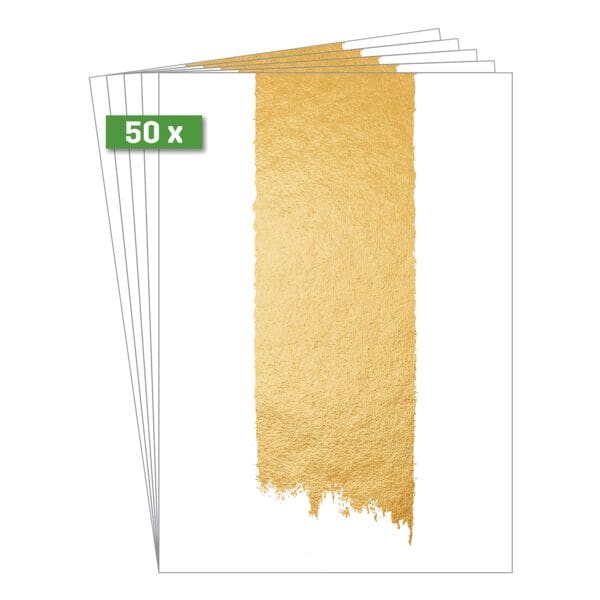 Sigel Motiv-Papier A4 »Golden brush stroke«, 21x29.7 cm Image