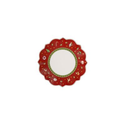 Villeroy & Boch Brotteller rot Toy's Delight Länge 17,9 x Breite Höhe 2,2 cm Image