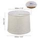 Drum Lampshade for Table Lamps 11.6"x12.6"x9.8" Floor Lamp Shade