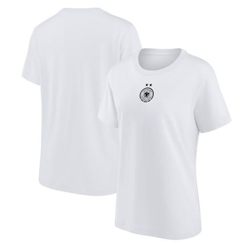 DFB Frauen Small Mono Logo Grafik T-Shirt - Weiß - Frauen