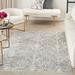 Inspire Me! Home Décor Iliana Indoor only Grey Damask Area Rug