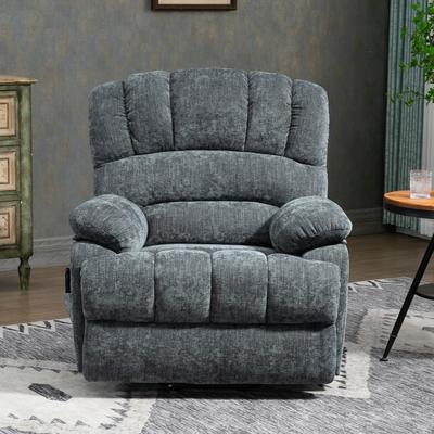 Oversized Massage Power Lift Recliner Chair with 8-Point Vibration Massage, Lumbar Heating, and USB Charging