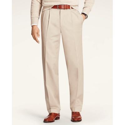 Brooks Brothers Men's Elliot Fit Stretch Cotton Advantage Chino Pants | Khaki | Size 37 32
