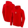 DFB Frauen Small Mono Logo Grafik Hoodie - Rot - Herren