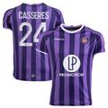 Toulouse Football Club Auswärtstrikot Craft 2023-24 - Kinder mit Aufdruck Casseres 24