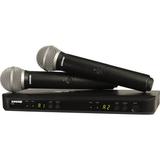 Shure BLX288/PG58 Dual-Channel Wireless Handheld Microphone System with PG58 Caps BLX288/PG58-H9