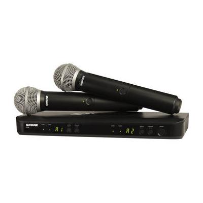 Shure BLX288/PG58 Dual-Channel Wireless Handheld Microphone System with PG58 Caps BLX288/PG58-H9