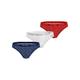 Bikinislip TOMMY HILFIGER UNDERWEAR "3 PACK BIKINI LACE (EXT SIZES)" Gr. XL (42/44), bunt (desert_sky, white, primary_red) Damen Unterhosen Bikini Slips