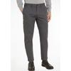 Chinohose TOMMY HILFIGER "Chino Denton 1985 PIMA CO", Herren, Gr. 36, Länge 34, grau (schwarzgrau), Obermaterial: 96% Baumwolle, 4% Elasthan, casual, normal, Hosen