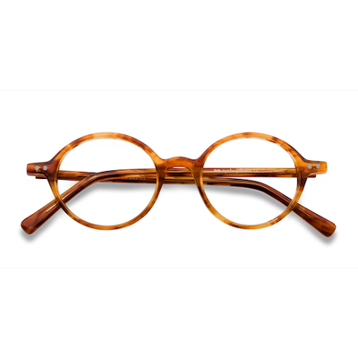 Unisex s round Tortoise Acetate Prescription eyeglasses - Eyebuydirect s Flavor