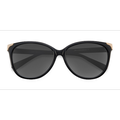 Female s horn Black Acetate Prescription sunglasses - Eyebuydirect s Lima