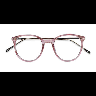 Female s square Pink Acetate, Metal Prescription eyeglasses - Eyebuydirect s Oriana
