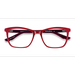 Female s horn Raspberry Pink Acetate Prescription eyeglasses - Eyebuydirect s Hedera