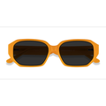 Unisex s geometric Orange Acetate Prescription sunglasses - Eyebuydirect s Claudel