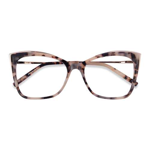 Female s horn Ivory Tortoise Gold Acetate,Metal Prescription eyeglasses - Eyebuydirect s Dorothy
