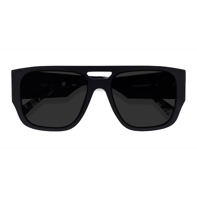 Male s aviator Matte Black Acetate,Metal Prescription sunglasses - Eyebuydirect s Cliff