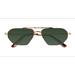 Unisex s aviator Red Tortoise Metal Prescription sunglasses - Eyebuydirect s Viper