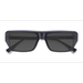 Unisex s rectangle Gray Acetate,Metal Prescription sunglasses - Eyebuydirect s Valley