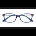 Female s horn Blue Acetate, Metal Prescription eyeglasses - Eyebuydirect s Vanda