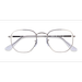 Unisex s geometric Silver Metal Prescription eyeglasses - Eyebuydirect s Ray-Ban RB6448