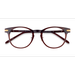 Unisex s round Clear Brown Gold Acetate,Metal Prescription eyeglasses - Eyebuydirect s Hathaway