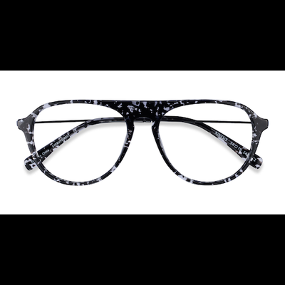 Female s aviator Clear Black Floral Acetate,Metal Prescription eyeglasses - Eyebuydirect s Kinesis