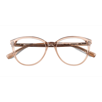 Female s horn Crystal Nude Acetate,Eco Friendly Prescription eyeglasses - Eyebuydirect s Yarrow