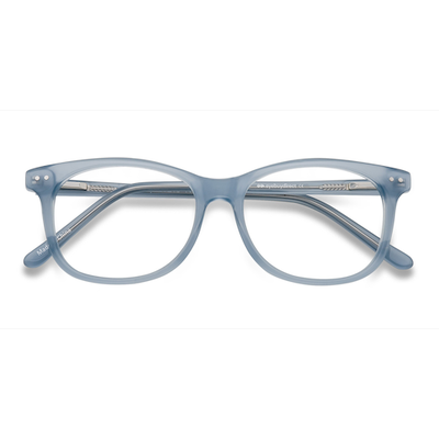 Female s horn Clear Blue Acetate Prescription eyeglasses - Eyebuydirect s Brittany