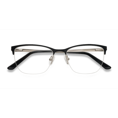 Female s horn Black Metal Prescription eyeglasses - Eyebuydirect s Lille