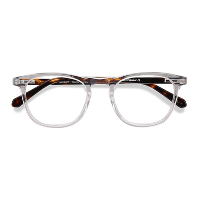 Unisex s rectangle Translucent Acetate Prescription eyeglasses - Eyebuydirect s Illusion