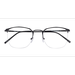 Unisex s square Black Metal Prescription eyeglasses - Eyebuydirect s Urban