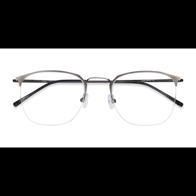 Unisex s square Gunmetal Metal Prescription eyeglasses - Eyebuydirect s Urban