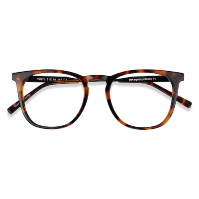 Unisex s square Tortoise Acetate, Metal Prescription eyeglasses - Eyebuydirect s Vinyl