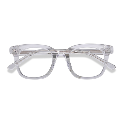 Unisex s square Clear Acetate Prescription eyeglasses - Eyebuydirect s Romy