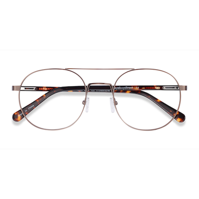 Male s aviator Bronze Acetate,Titanium Prescription eyeglasses - Eyebuydirect s Gordon