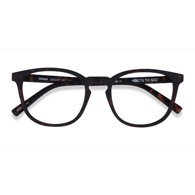 Unisex s square Warm Tortoise Eco Friendly,Plastic Prescription eyeglasses - Eyebuydirect s Persea