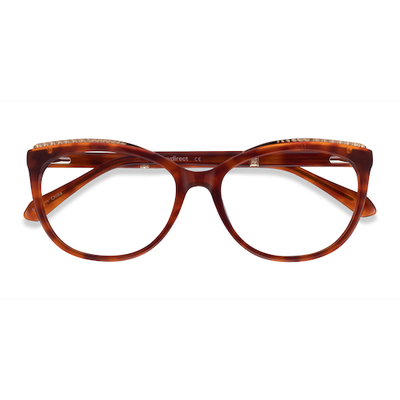 Female s horn Tortoise Acetate Prescription eyeglasses - Eyebuydirect s Brilliance