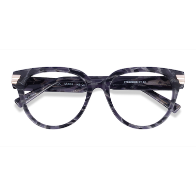 Female s horn Gray Acetate Prescription eyeglasses - Eyebuydirect s Moira