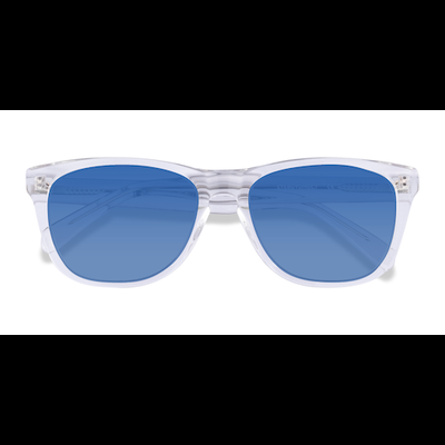 Unisex s rectangle Clear Acetate Prescription sunglasses - Eyebuydirect s Malibu
